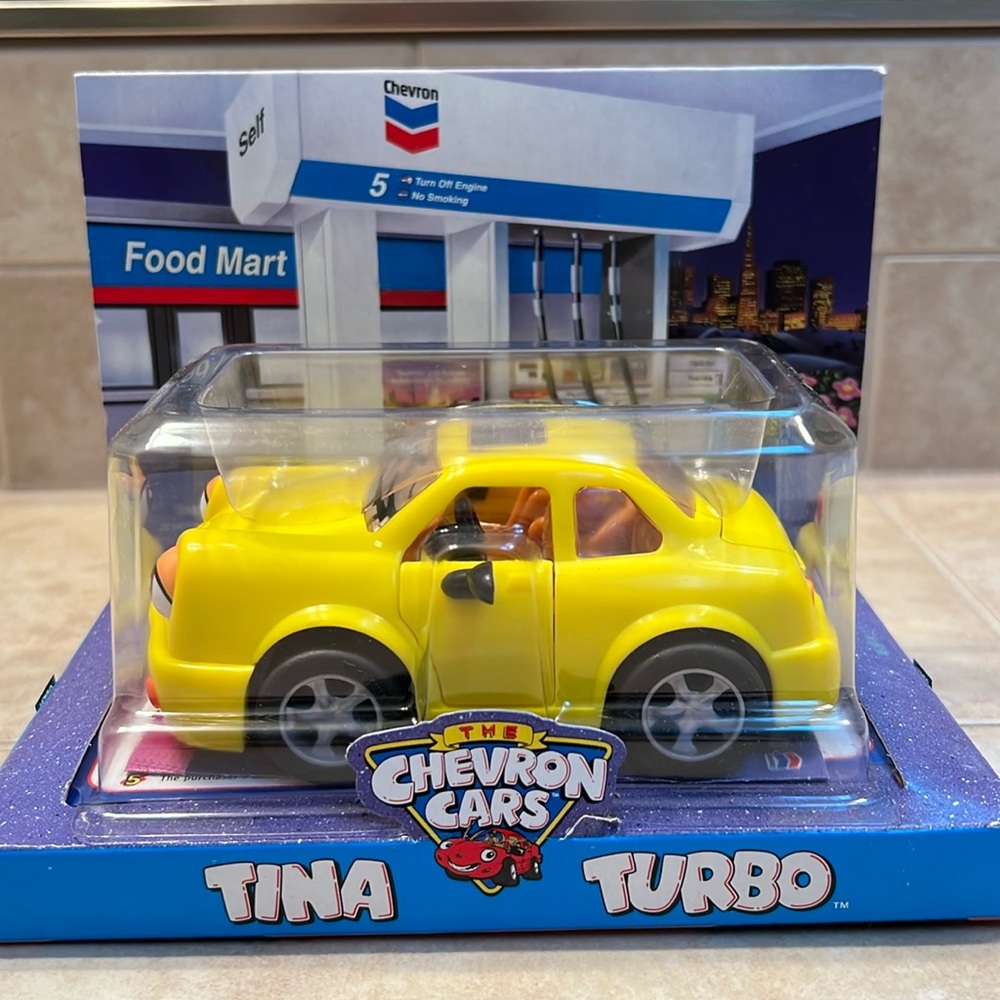 Vintagee chevron Tina Turbo car